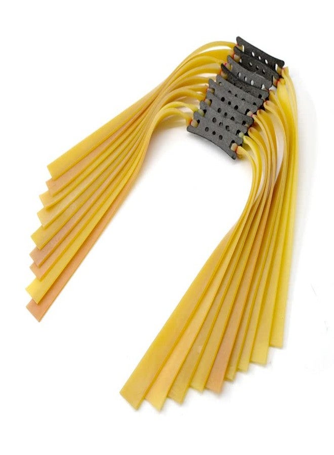 Marksman® 4 Pieces 1.5MM Powerful Fast Rebound 24CM Slingshot Replacement Flat Rubber Band Natural Latex Catapult Gulel Rubber Bands (MARKSMAN Fast Rebound Flat Band, 1.5 mm) - Image 1